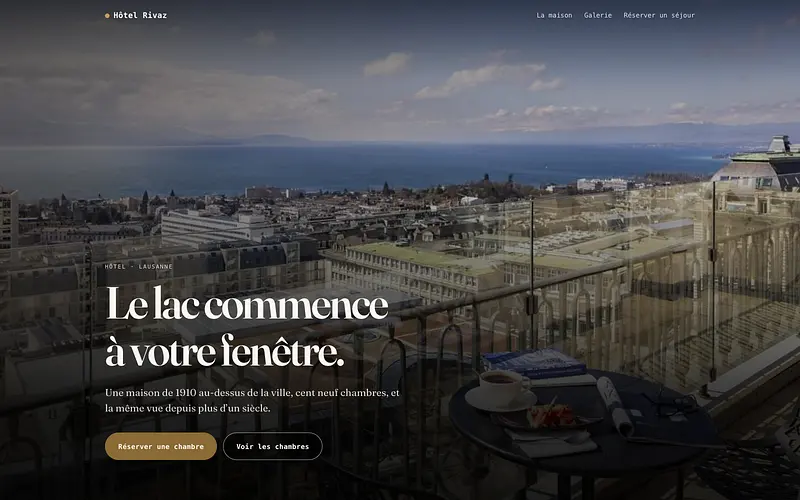 La même section, sur le site reconstruit